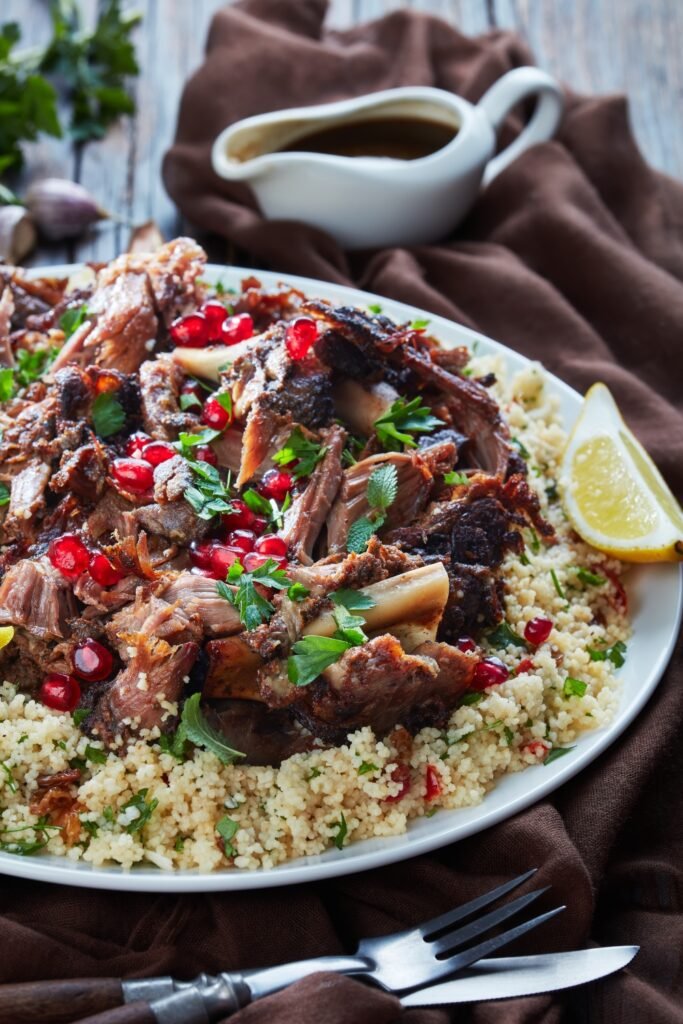 Slow-Roasted Pomegranate Lamb Shoulder