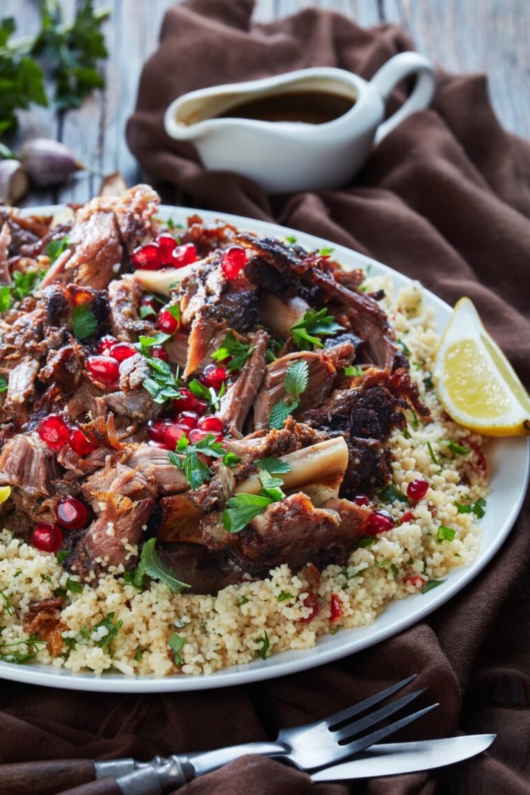 Slow-Roasted Pomegranate Lamb Shoulder
