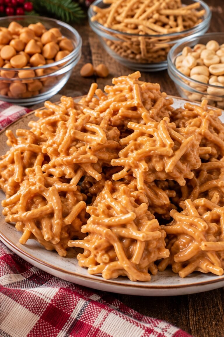 3-Ingredient Butterscotch Haystacks